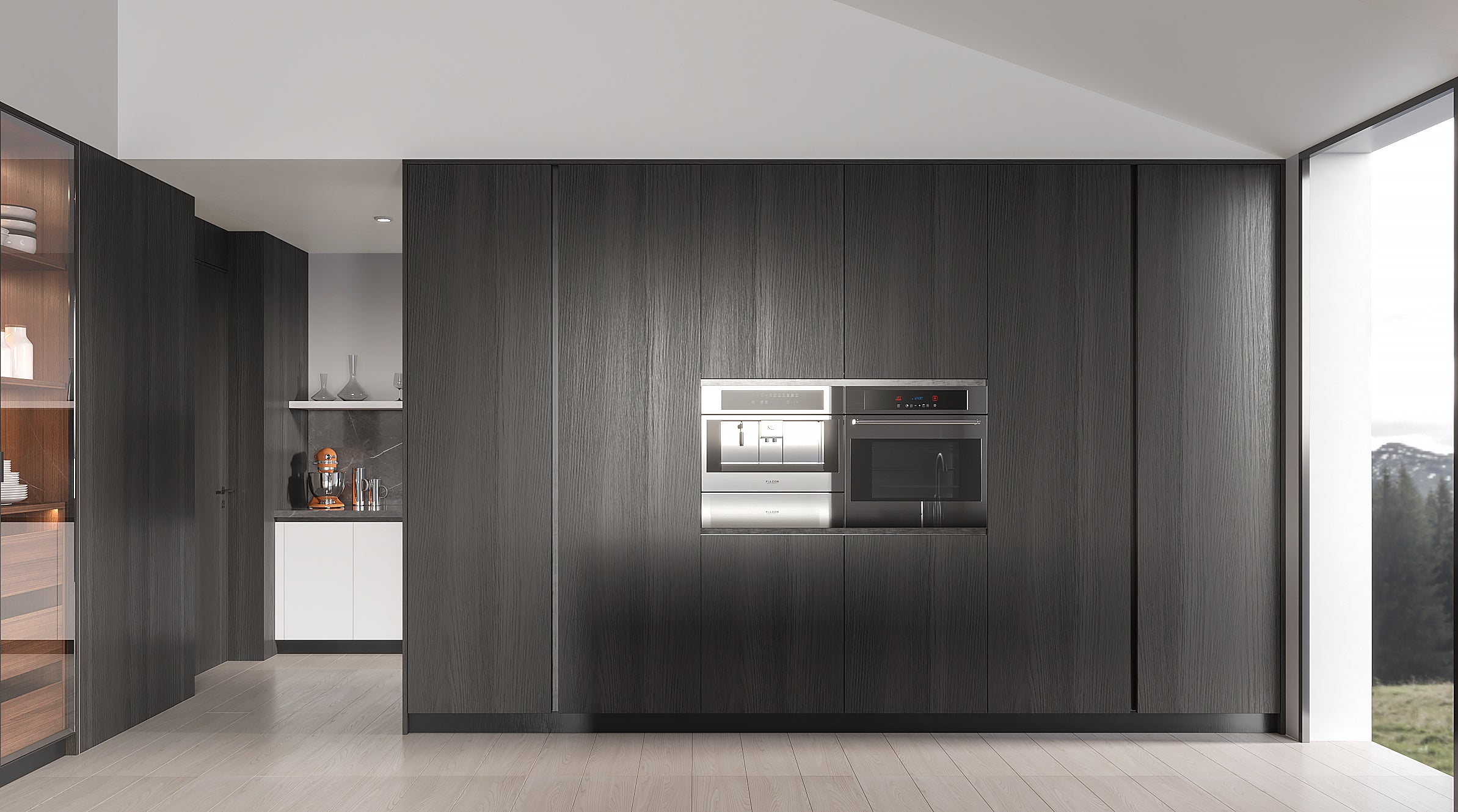 APlus Interior x Oppolia – NoirGlass Signature Kitchen