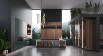 APlus Interior x Oppolia – PrestigeGlass Kitchen Lounge