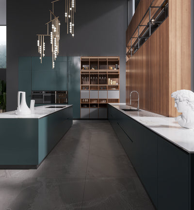 APlus Interior x Oppolia – PrestigeGlass Kitchen Lounge