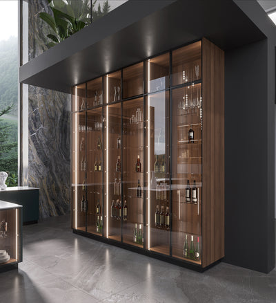 APlus Interior x Oppolia – PrestigeGlass Kitchen Lounge